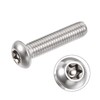 sourcing map M8x35mm Torx Security Machine Screw, 20pcs Pan Head