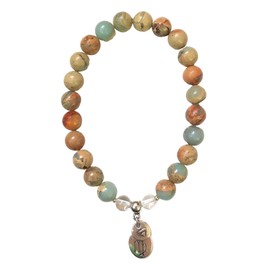 Virgo Zodiac Bracelet Women with Moon Sign and Earth Element Charms for Inner Peace