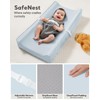Vegan Leather Waterproof Baby Changing Pad - Wipeable, Extra Thick