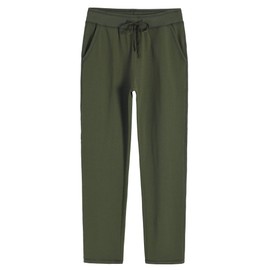 Weintee Women's Petite Cotton Sweatpants with Pockets M Army Green