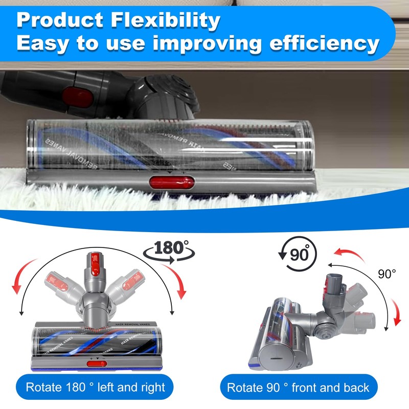 High Torque Brush Head Replacement for Dyson V7 V8 V10