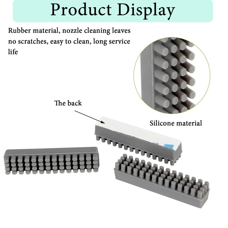 6pcs Nozzle Brush Replacement for Bambu Lab A1 mini Silicone