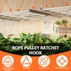 NUTKIT 6PCS Tent Guy Ropes, 4mm Ratchet Guy Ropes with