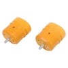 2Pcs Rear Leaf Spring Bump Stop Bumper with Stud for