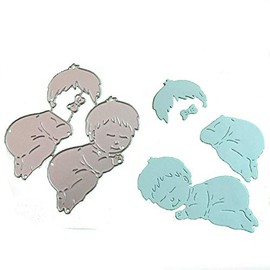 1 Pcs Sleeping Baby Cutting Dies,DIY Scrapbooking Artist Metal Cutting Dies Stencils New 2019 Craft Die Cut Embossing Card Making Stencil Frame