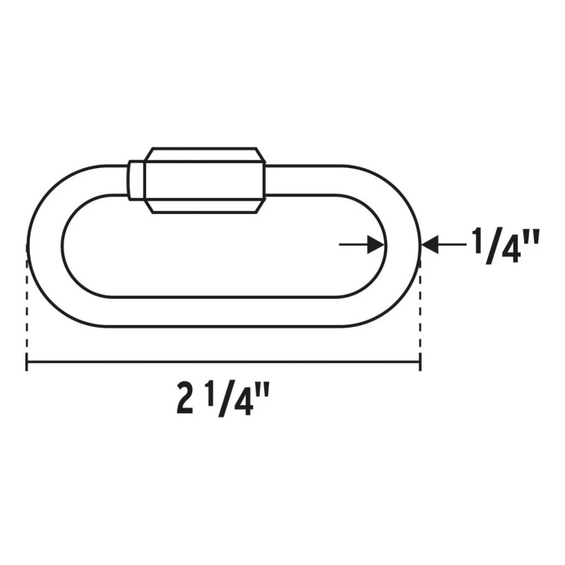 Fiero Bandola Acero 1/4'' Seguro Fiero 44022