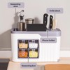 Spice Rack Organizer & Holder with Knife Block, Multifunctional Kitchen