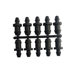 DripWorks 1/4" Goof Plugs for Repair (Two Way) | Tube End Closure Irrigation Plugs Goof Hole Plugs for Irrigation | Goof Plugs for Tubing Repair and Sealing – Versatile Drip Irrigation Solution (10)