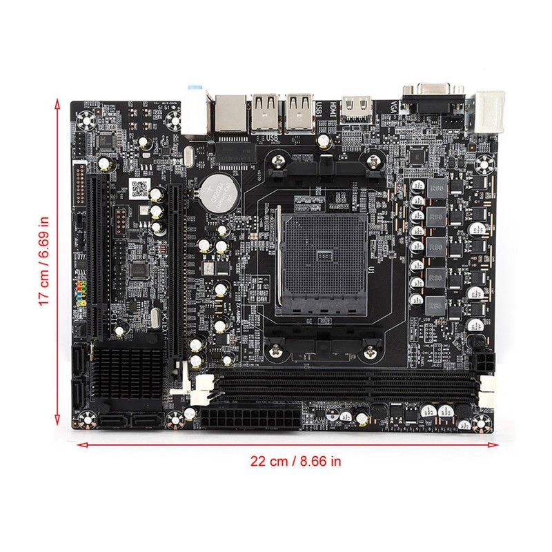 For AMD DDR3 1333/1600MHz A88 Desktop Computer Motherboard Mainboard