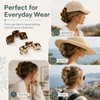 2 Pack Large Hat Hair Clips for Women, Acetate Claw