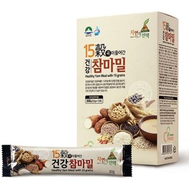 Nature's Choice 15곡이 들어간 건강참마밀 300g(30g x 10포/스틱형) /건강식 300g Healthy Buckwheat with 15 Songs (30g x 10 Pouches/Sticks) / Health Food