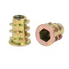 uxcell a16103100ux0953 M4x9.5 mm Interface Hex Socket Threaded Insert Nuts