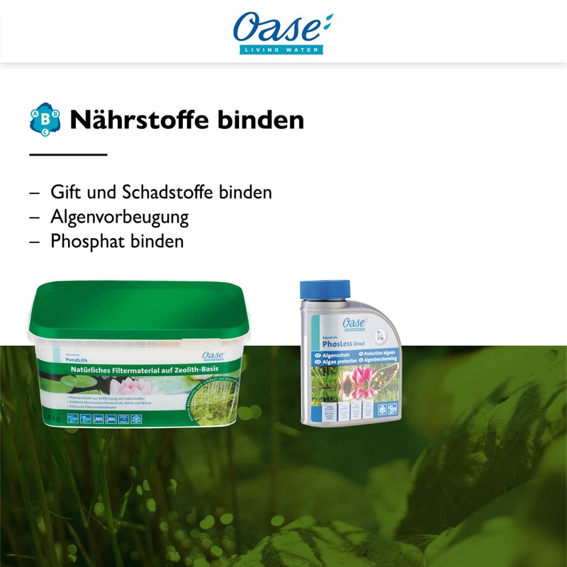 Oase PhosLess Pond phosphate binder Direct - 500 ml