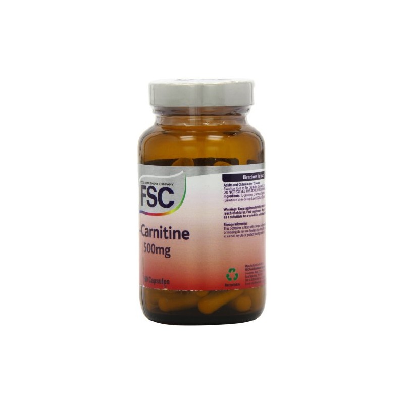 FSC 500mg L-Carnitine - Pack of 60 Capsules
