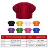 TopTie Chef Hat for Kid & Adult, Cotton Elastic Adjustable