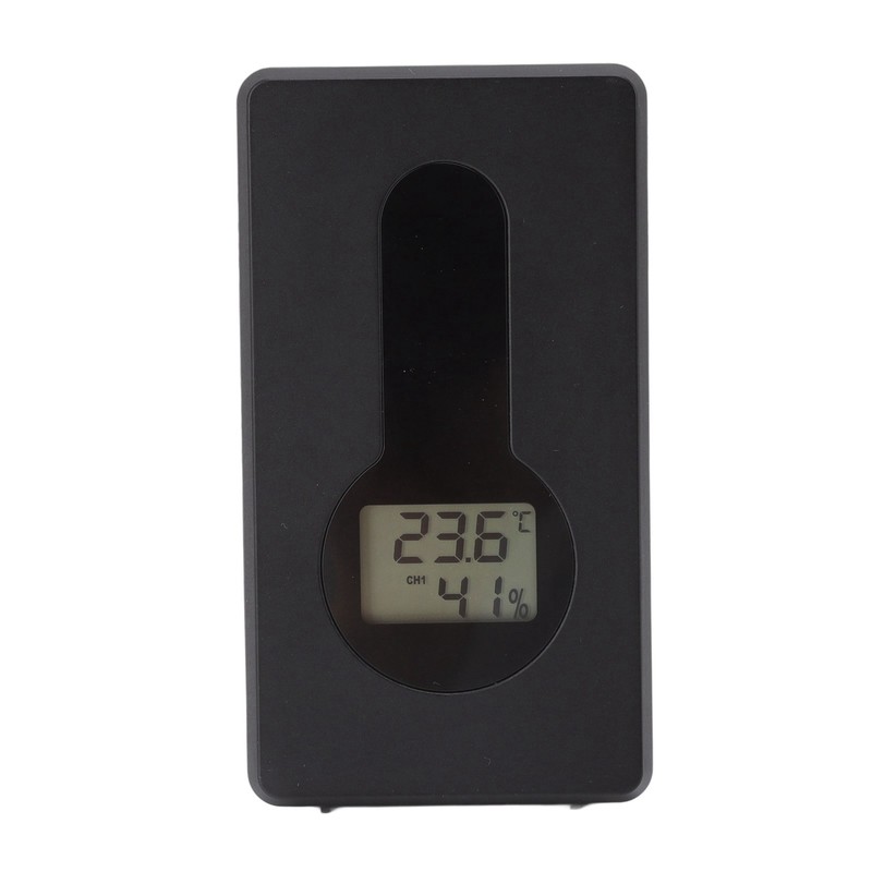 Weather Stations Wireless Indoor Outdoor Color Display Black 3 Channels