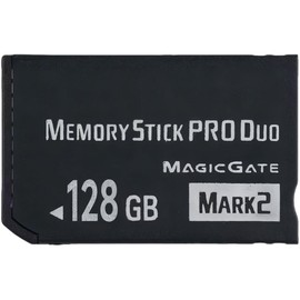 Original 128GB Memory Stick Pro Duo MARK2 - High Speed Performance, Compatible with PSP and Camera Accessories