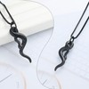 XSMZB Cremation Jewelry Snake Urn Necklace for Ashes Stainless Steel