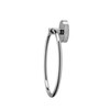 Croydex QM741541 Flexi-Fix Romsey Towel Ring with Zinc Alloy Construction,