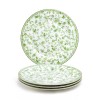 Grace Teaware Greeny Garden 10.5" Fine Porcelain Dinner Plates Set