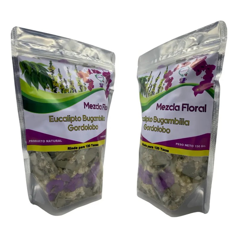 Té Quiere Te eucalipto bugambilia gordolobo en herbal Sin ser