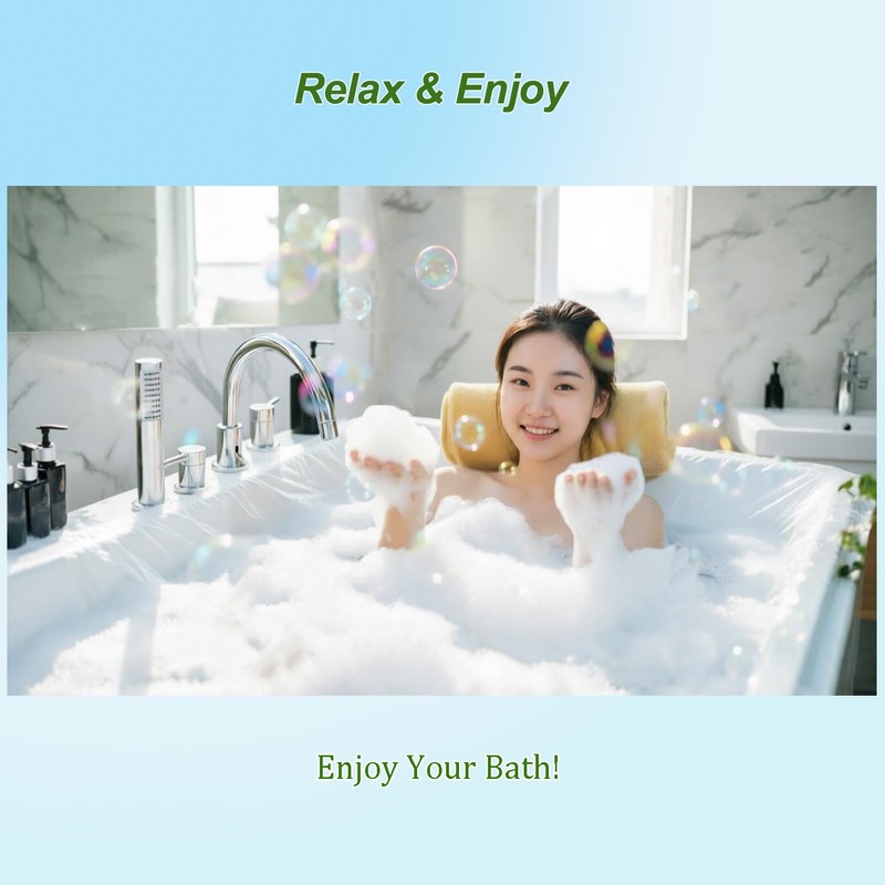 YULONG Lab 30 Pcs Disposable Bathtub Liner Large (102x47'), Bathtub
