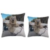 Be Happy.. Like A Quokka Throw Pillow