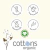 Cottons 100% Natural Cotton Teen Tampons, Mini (Light Flow), tampons