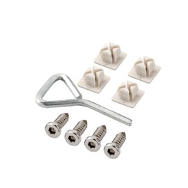 License Plate Screws 1/4-3/4, Self-Tapping, Stainless Steel (Silver)