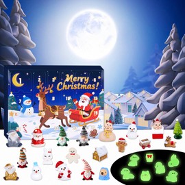 Christmas Advent Calendar, 24 Days Countdown Blind Box, Holiday Surprise Gift for Kids Teens Women