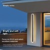 TUORD 2 Pack 23.6INCH Long Outdoor LED Wall Lights,18W Waterproof