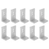 10PCS L Foot Solar Mount Aluminum Alloy Photovoltaic Panel Mounting