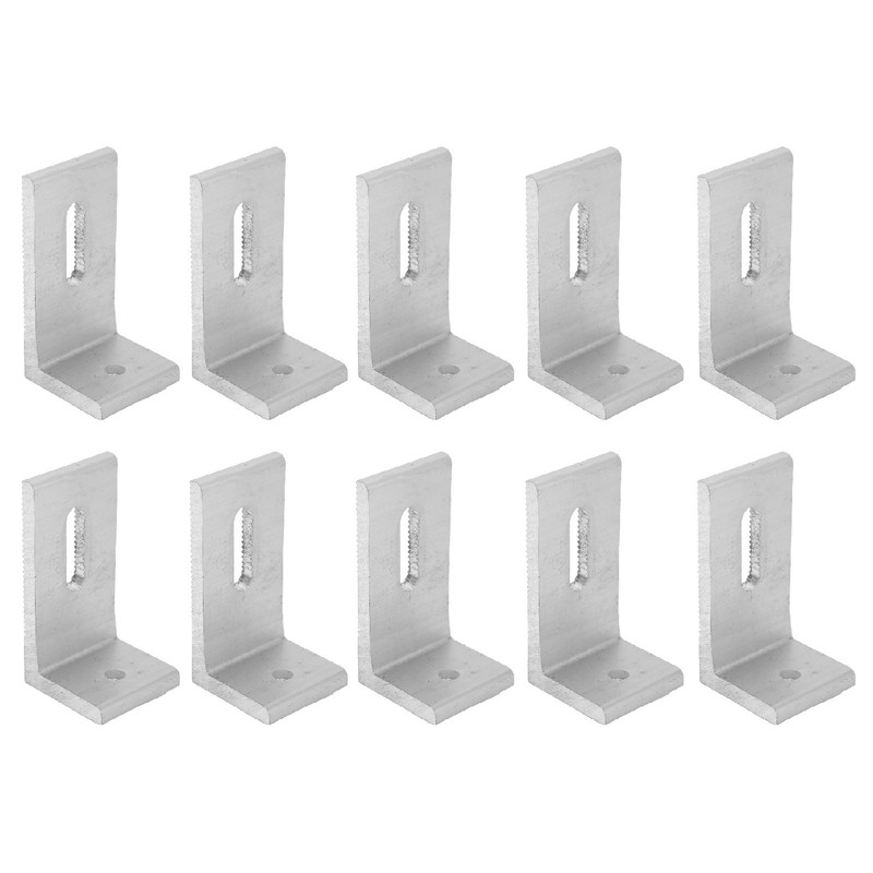 10PCS L Foot Solar Mount Aluminum Alloy Photovoltaic Panel Mounting