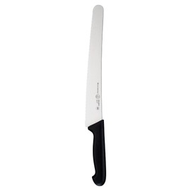 Messermeister Pro Series 10” Scalloped Round-Tip Bread Knife - German X50 Stainless Steel & NSF-Approved PolyFibre Handle - 15-Degree Edge, Rust Resistant & Easy to Maintain - Made in Portugal