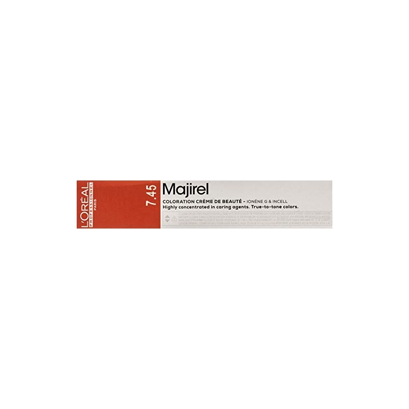L'Oreal Majirouge 7. 45, 7.45 Medium Blonde Intense Copper-Mahogany