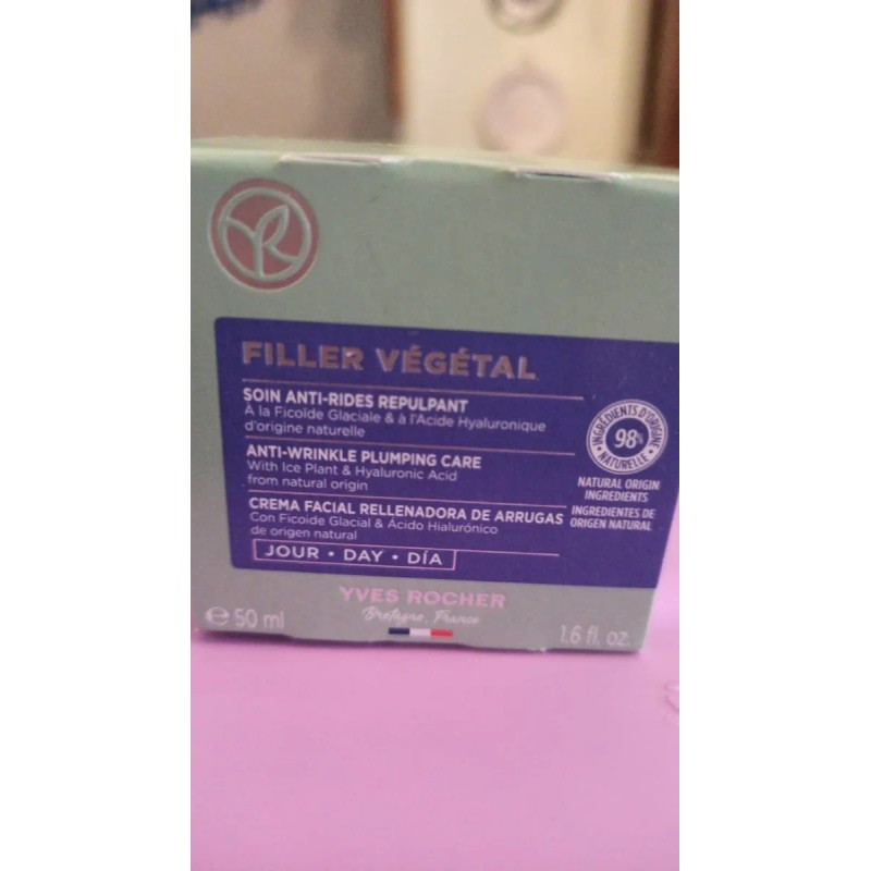 Crema Facial Dia Ácido Hialurónico Yves Rocher Filler Vegetal