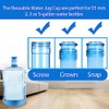 5 Gallon Water Jug Cap Reusable - Non-Spill 55mm Water