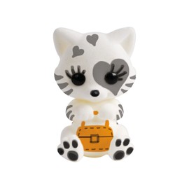 TOMY Fuzzikins Craft Cozy Cats / E72790 / 3 Washable Cats Craft Figures for Imaginative Painting and Gluing - with Colourful Accessories/Suitable for Children from 3 Years