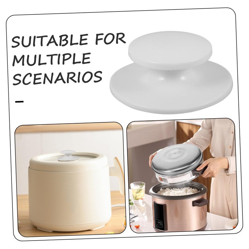 Gatuida 2Pcs Pot Lid Knob Covers Scald Kitchen Handle Replacement