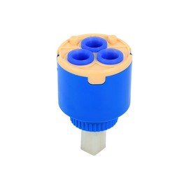 Faucet Ceramic Cartridge 40mm Replacement for Kitchen Bathroom Tap Valve 35mm 40mm Quarter Turn Mixer Faucet Blue PP Plastic