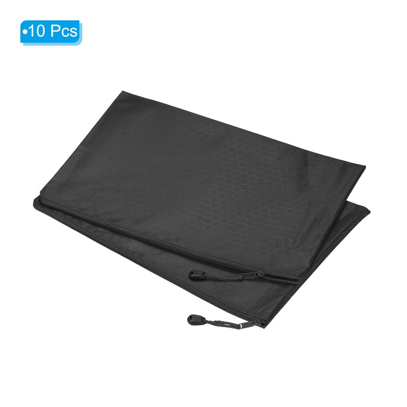 PATIKIL Waterproof Zipper File Bags, 10 Pack A4 Document Holders