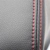 NLQR Center Console Lid Armrest Cover Replacement Black Leather Compatible