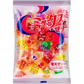 OKURUX [Set of 2] Kinjo Seika Mixed Jelly 6.7 oz (190 g) x 2 Bags CHILLOUT PACK Melon, Grape, Pine, Orange, Strawberry, Agar Jelly, Oblate