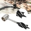 Hand Auger Wrench Set Stainless Steel Multifunctional Portable Manual Wood