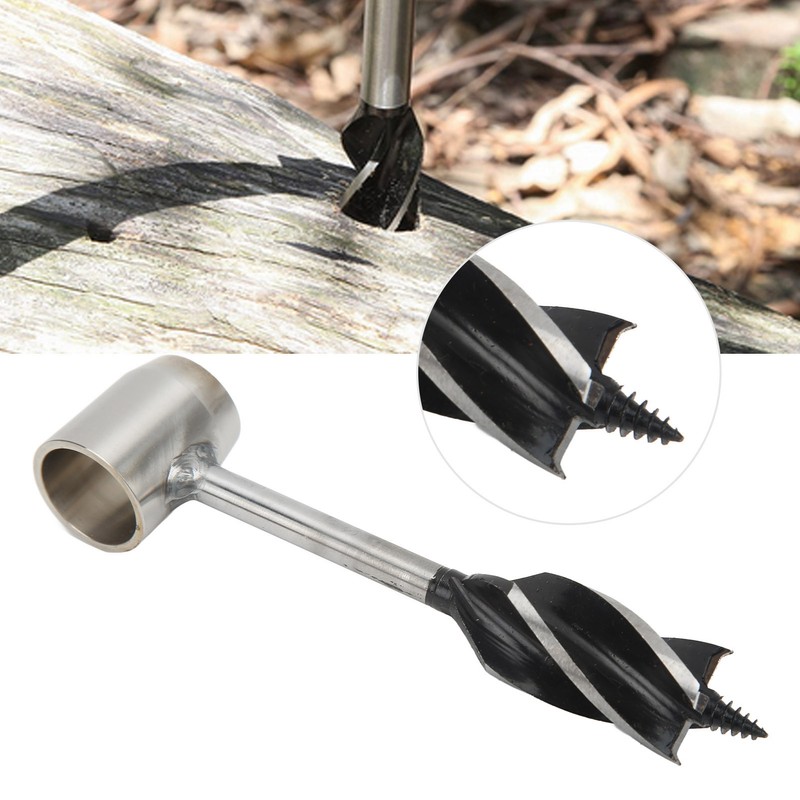 Hand Auger Wrench Set Stainless Steel Multifunctional Portable Manual Wood