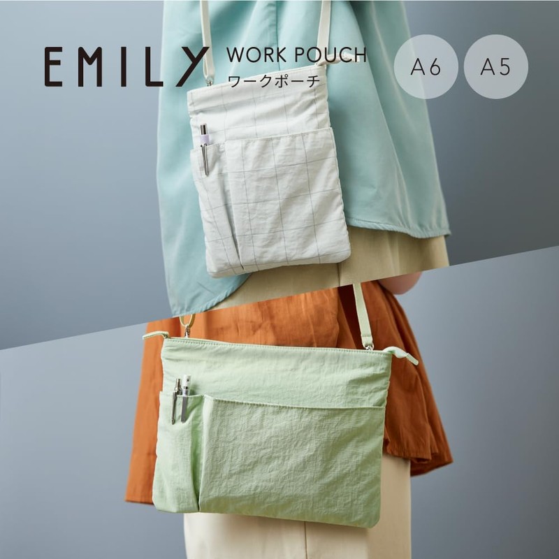 King Jim EY5600-NV Pouch Emily Work Pouch A6 Navy
