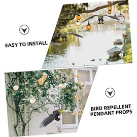 GRIRIW Toys Eagle Toy Outdoor Decor Eagle Bird Deterrents for Garden Lawn Ornaments Bird Deterrent Fake Eagle Decorative Bird Deterrent Eagle Model Hanging Props Pvc Plastic Outdoor Toys