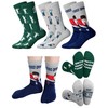 Shyyween 3 Pairs Funny Golf Socks Gift for Men Novelty