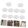 Operitacx 10pcs Transparent Round Table Leg Protectors Non Slip Pads