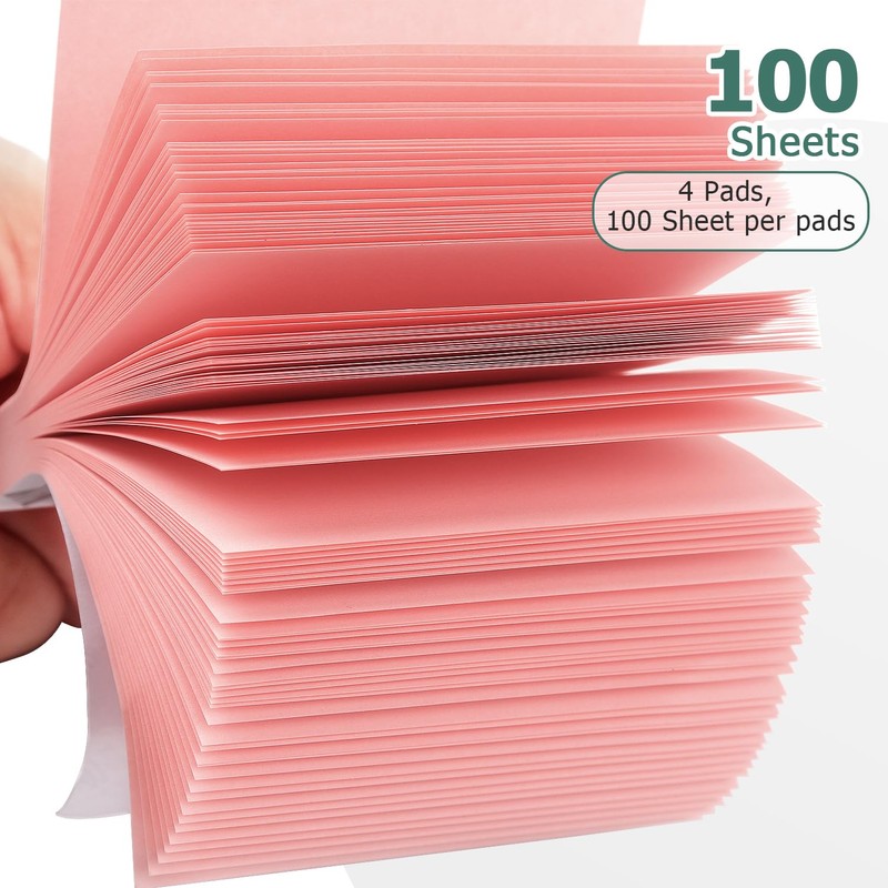 Sticky Notes 3x3 Self-Stick Notes Bright Colors Sticky Notes 4